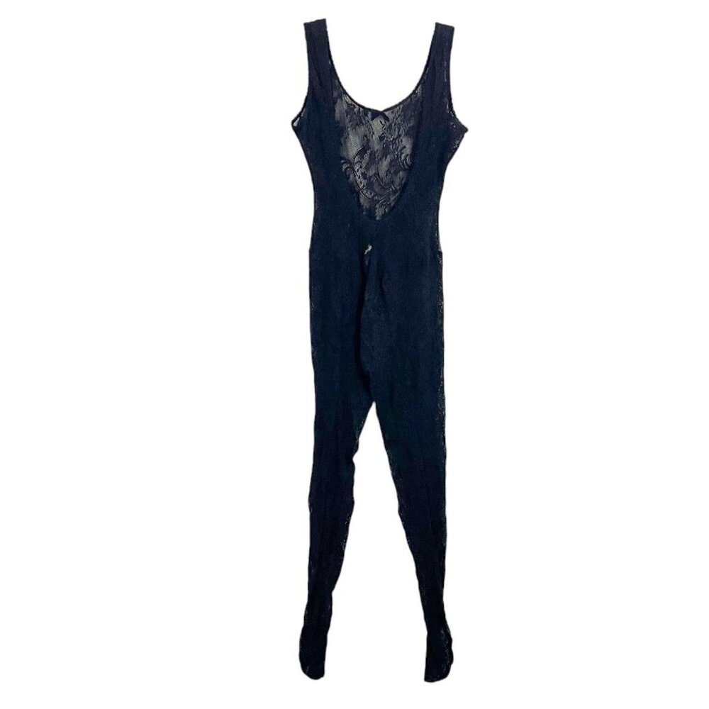 1998 Vintage Victorias Secret Stephanie Seymour Catsuit Body Stocking Size SMALL